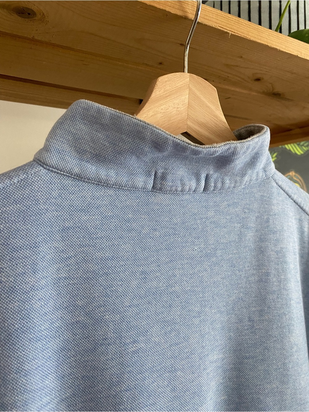 Peter Millar Blue Crown Comfort Stretch Interlock Quarter Zip Pullover Sweater L - Picture 13 of 16